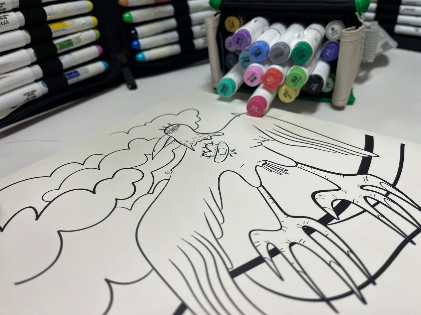 Libro para colorear "Otro Mundo"