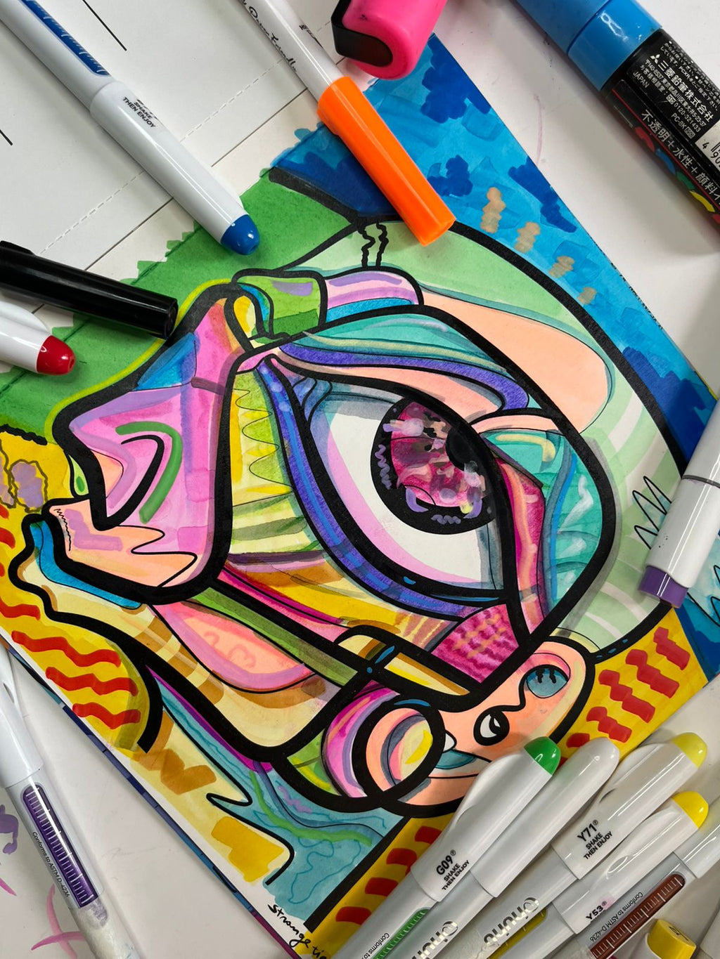 Libro para colorear "Otro Mundo"