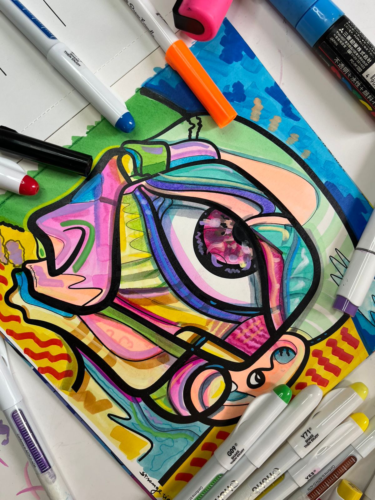 Libro para colorear "Otro Mundo"