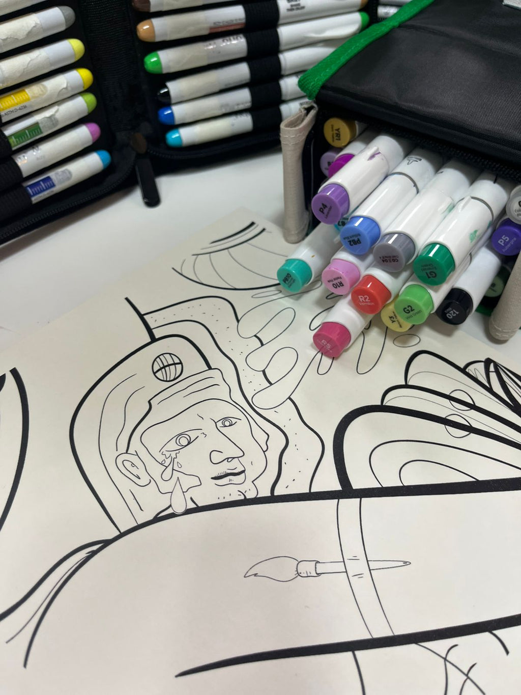 Libro para colorear "Otro Mundo"